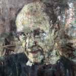 Peter B. v. Houten, Portret Kiefer, olieverf, 60x40, 2017